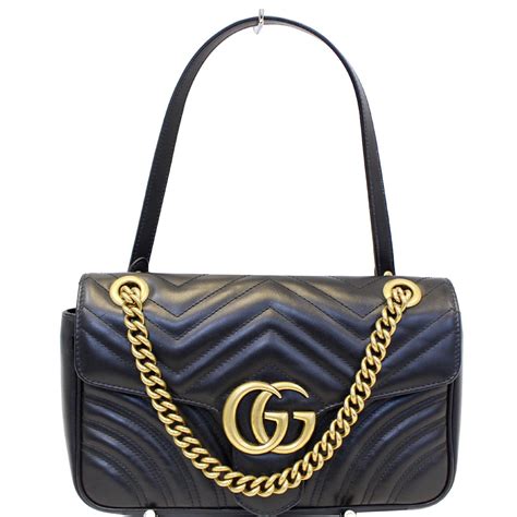 gucci flap bag black|authentic Gucci marmont small bag.